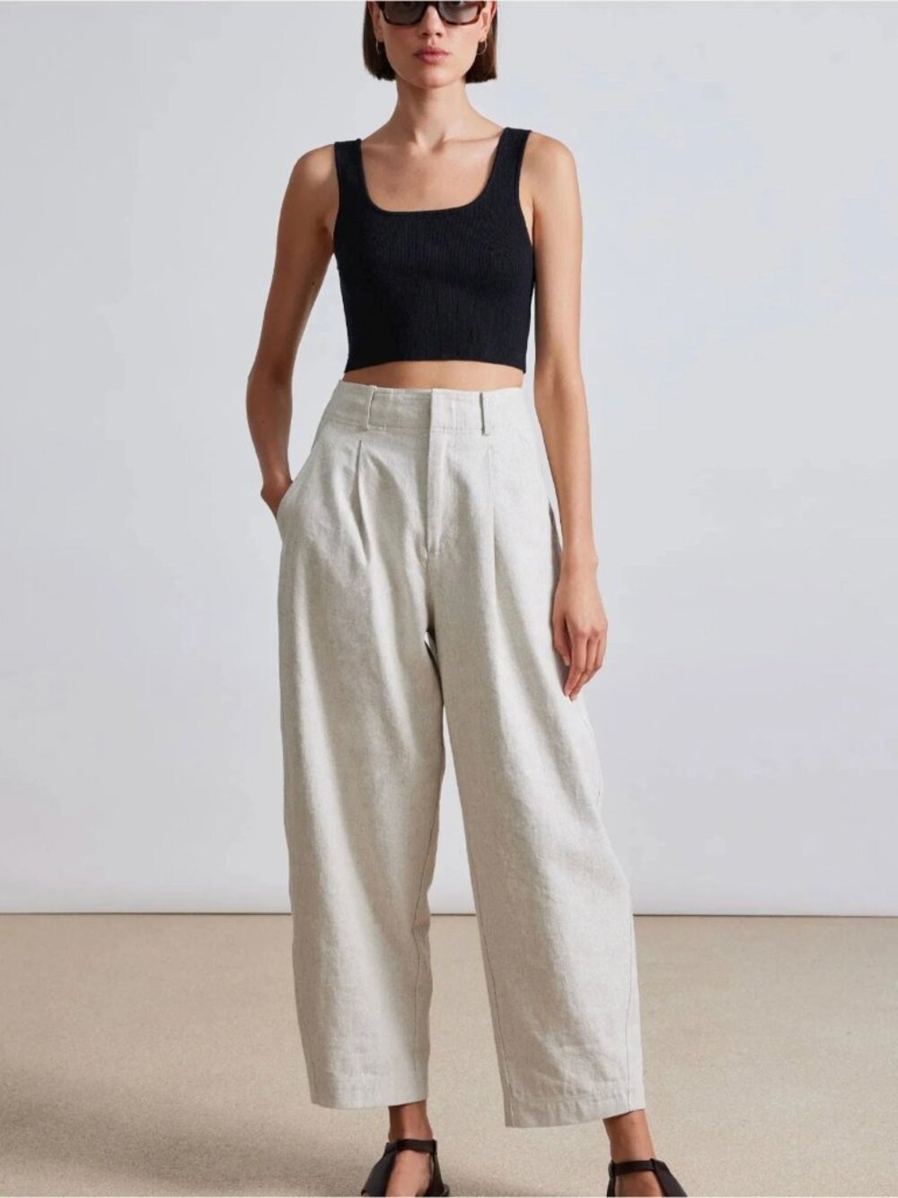 Apiece Apart Bari Crop Trouser